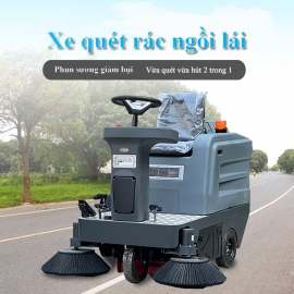 Xe quét rác ngồi lái
