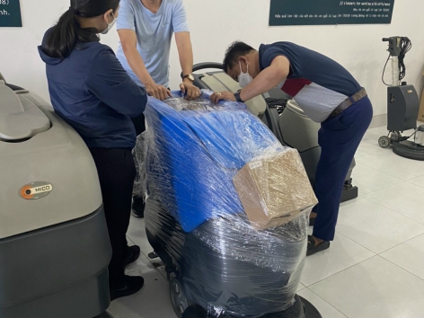 Máy chà sàn đã được sự cải tiến toàn diện về khả năng làm sạch. 